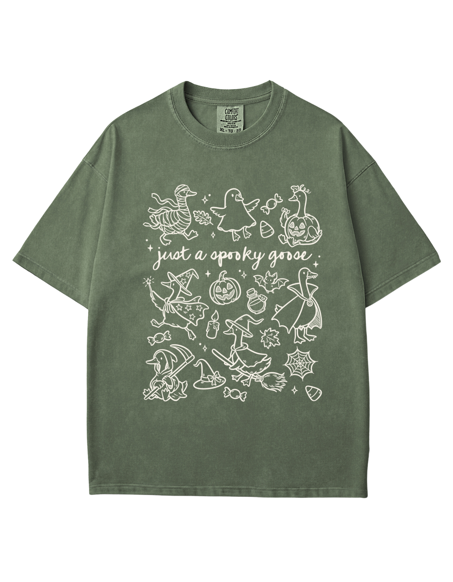 Just A Spooky Goose Icon Tee (cream)