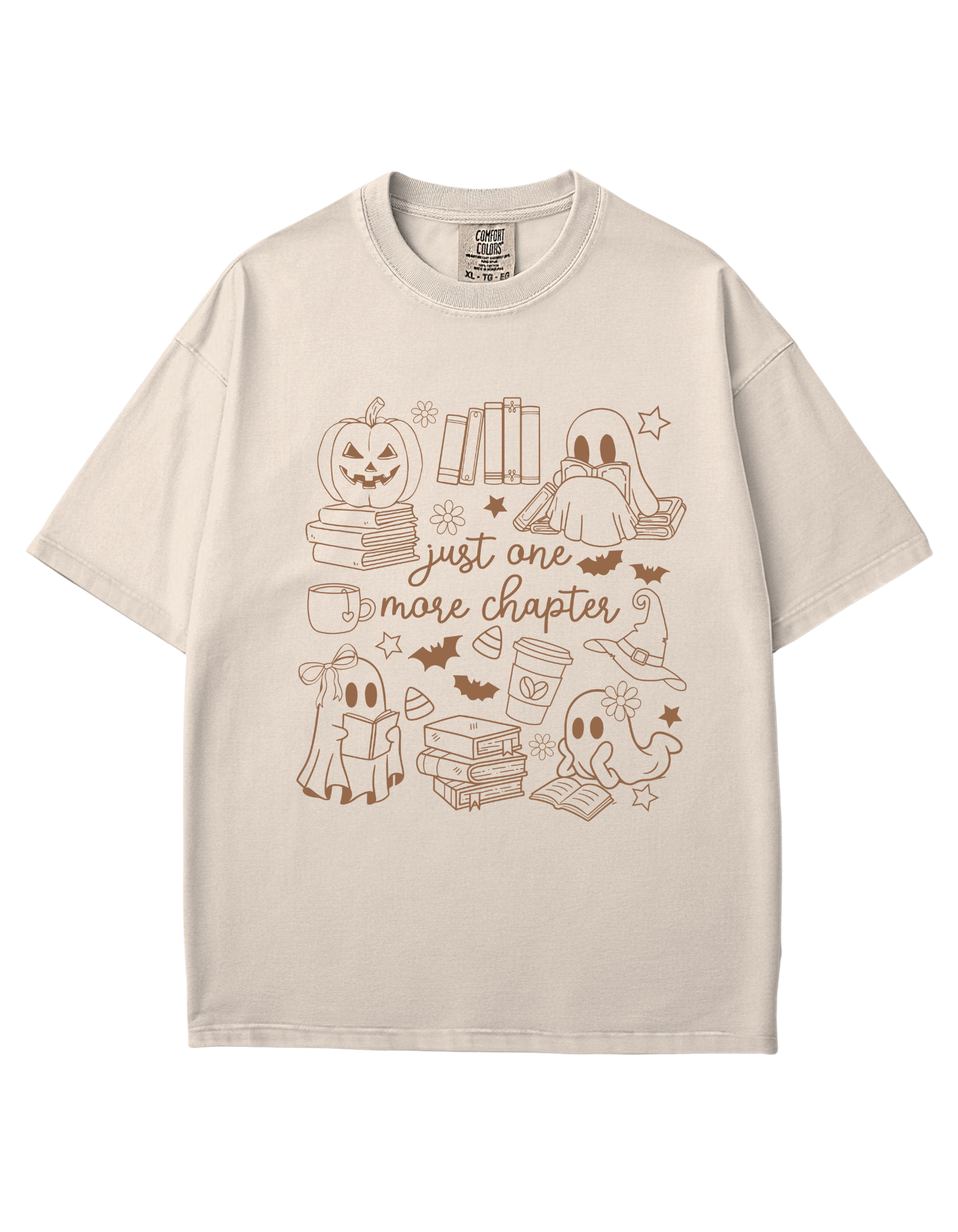 Just One More Chapter Tee (brown)