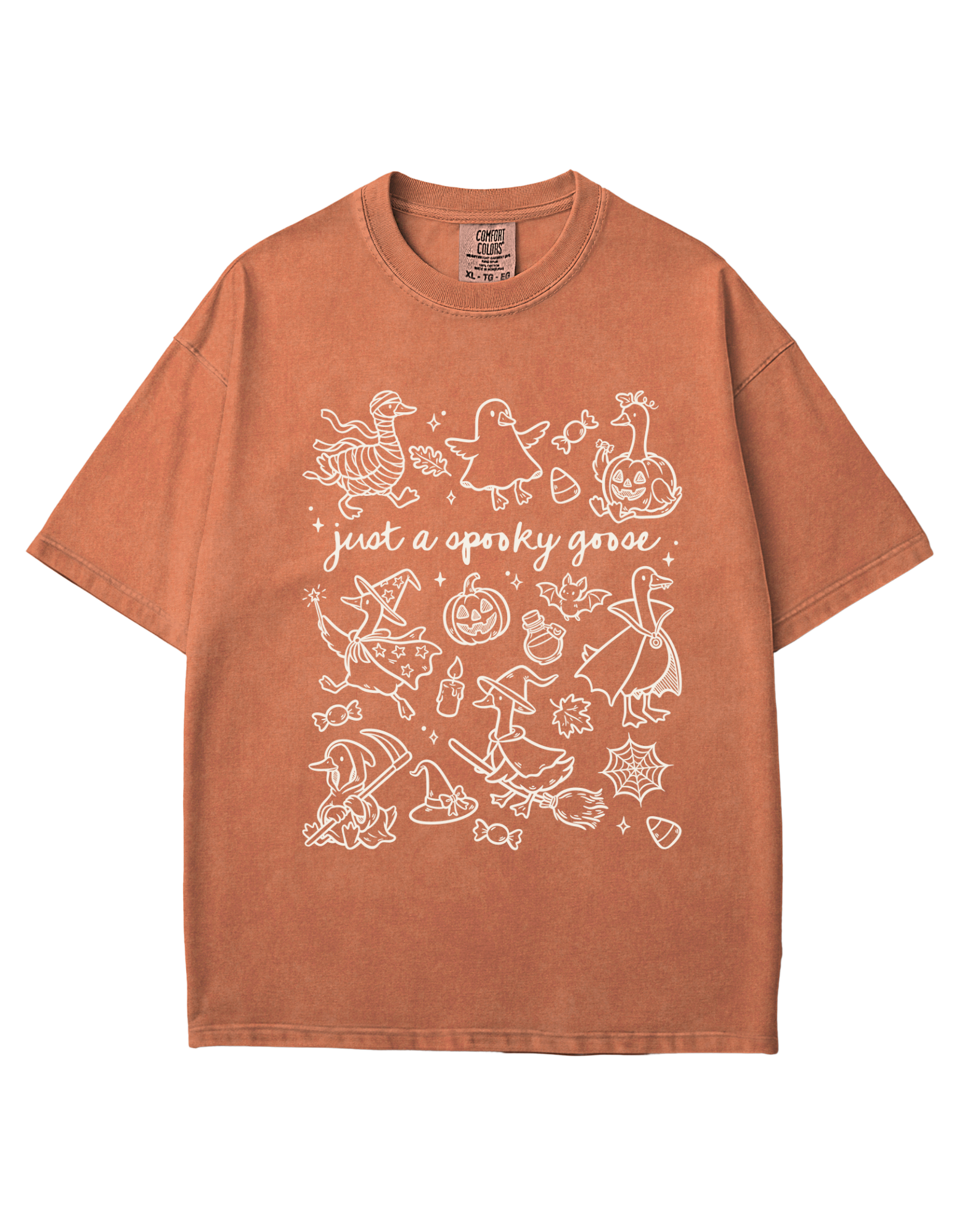 Just A Spooky Goose Icon Tee (cream)
