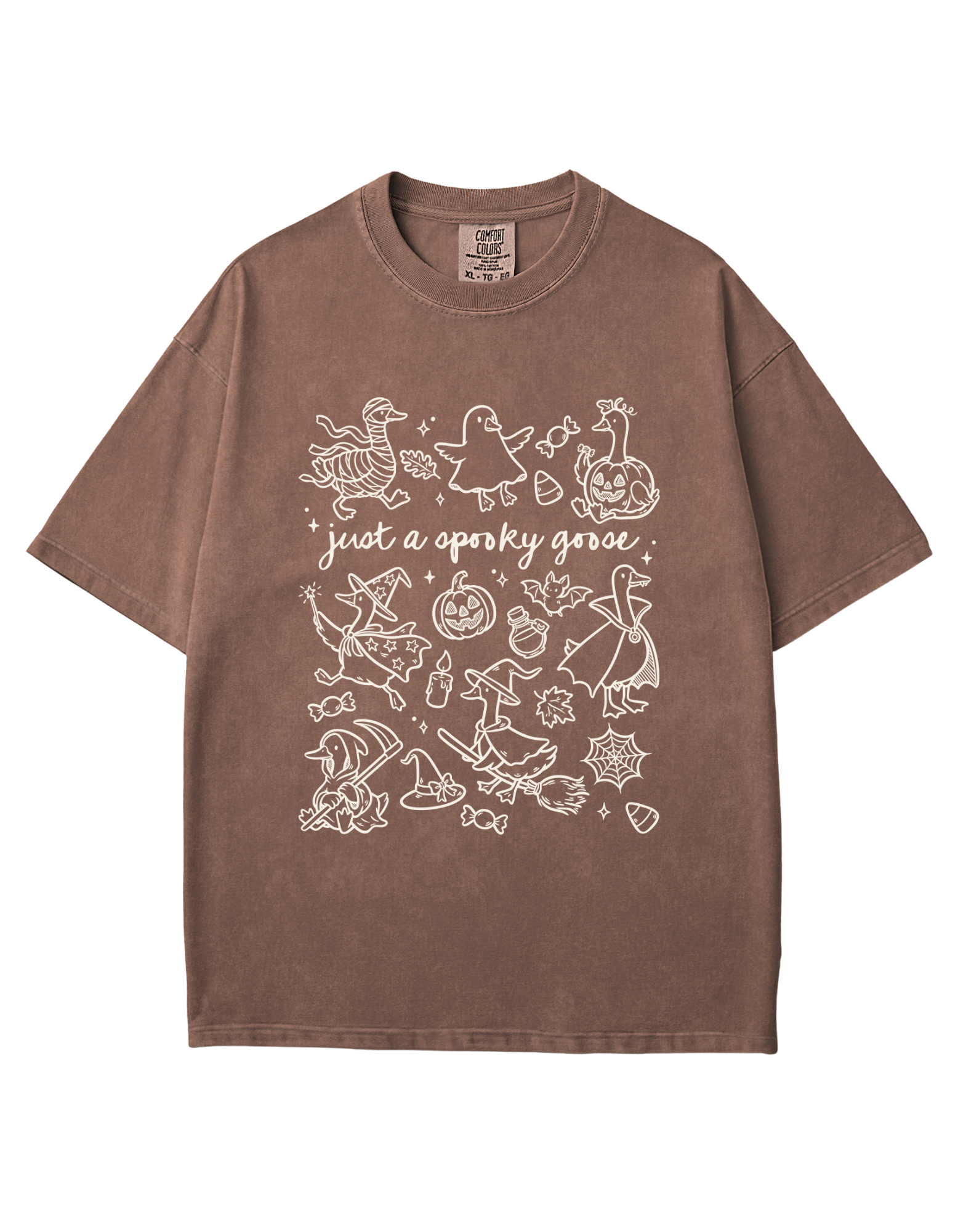 Just A Spooky Goose Icon Tee (cream)