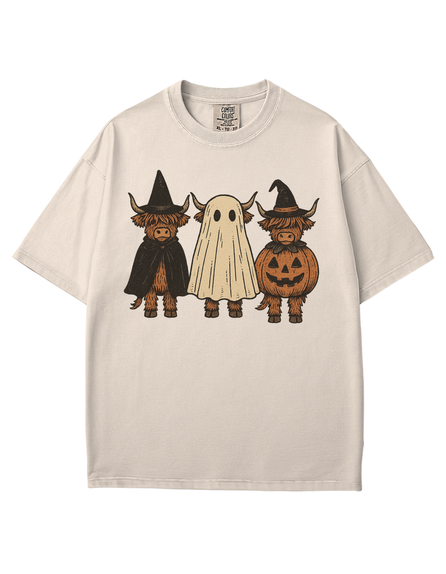 Spooky Highland Cows