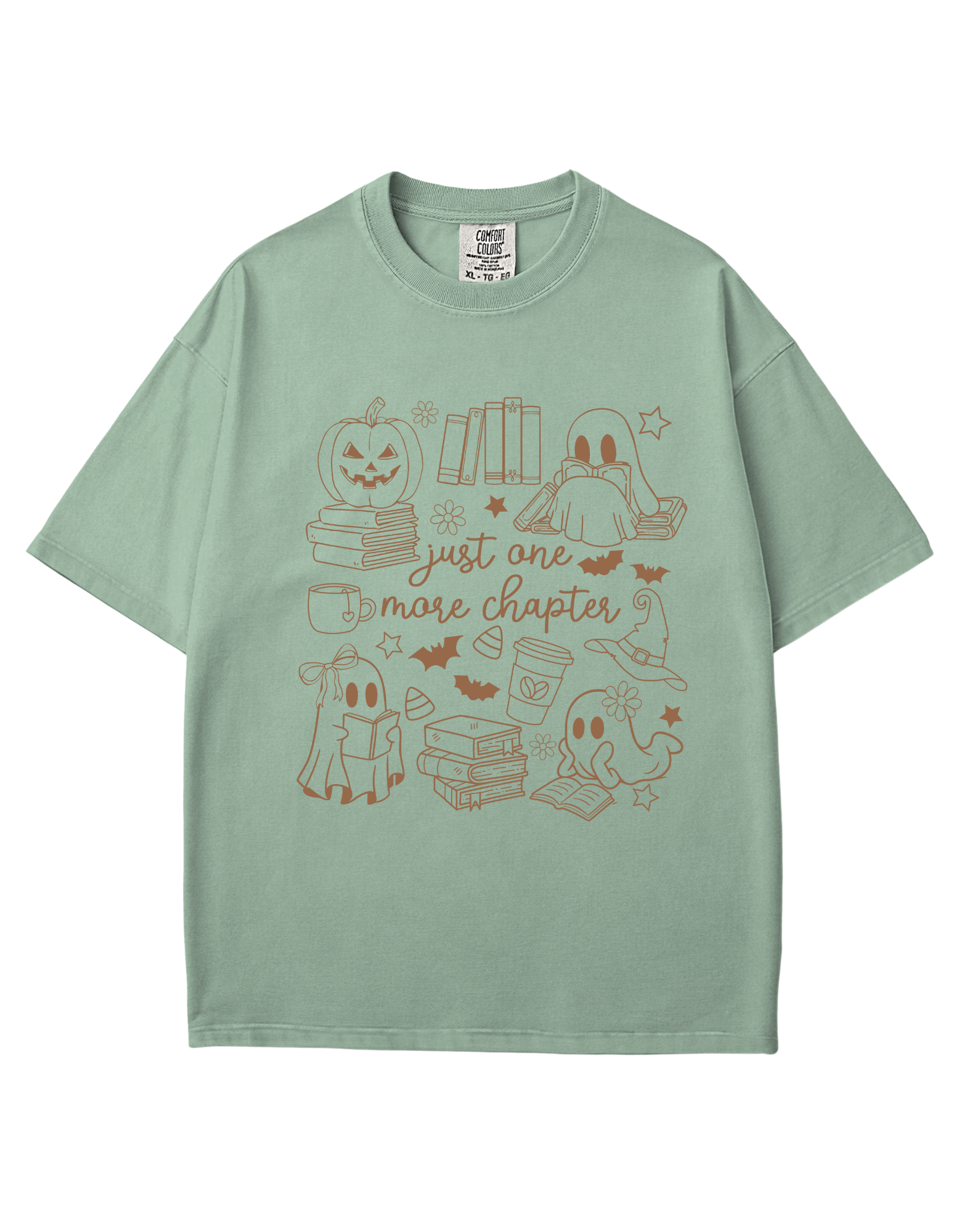 Just One More Chapter Tee (brown)