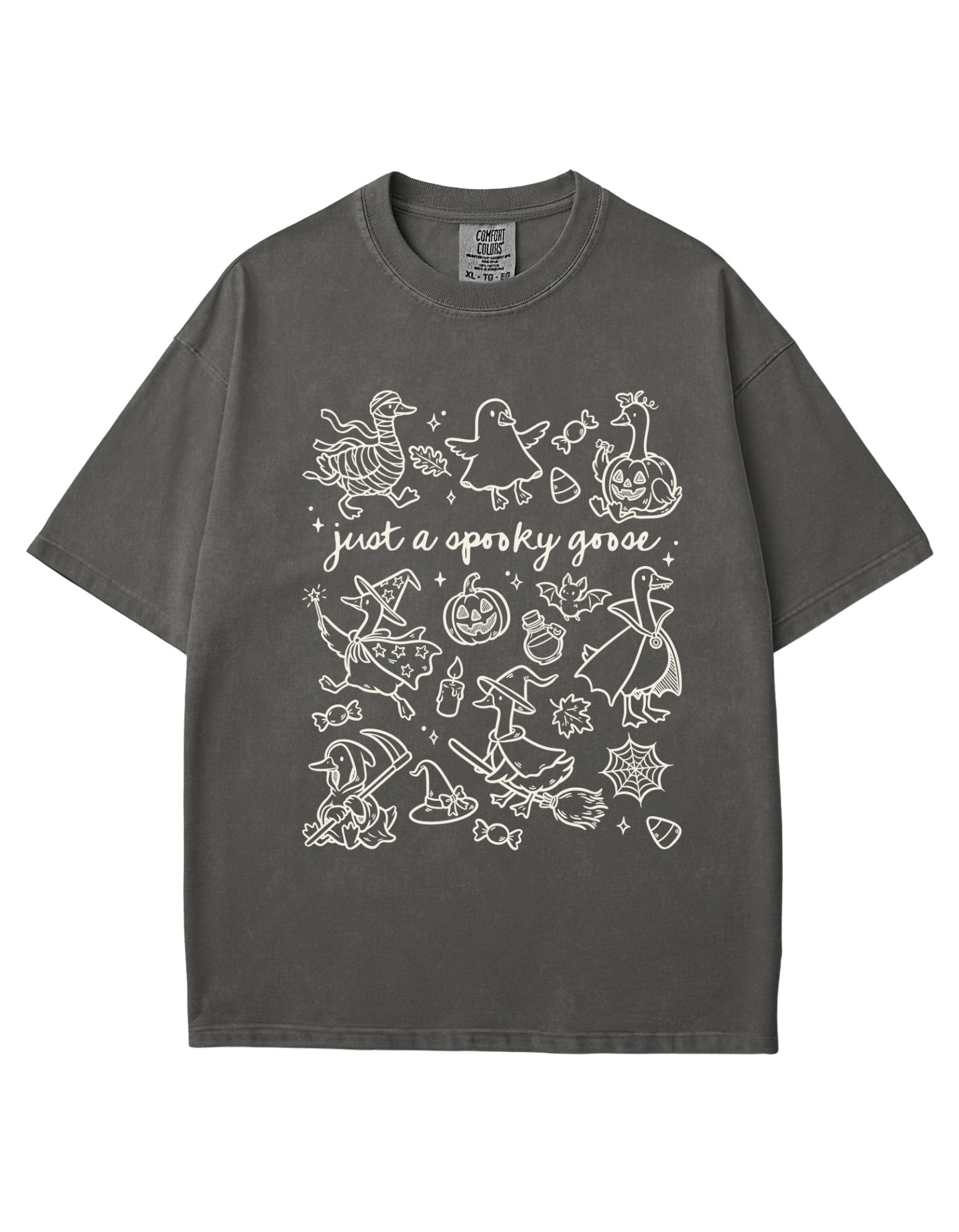 Just A Spooky Goose Icon Tee (cream)